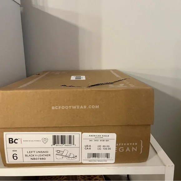 BC Women's Left Unsaid Black Sport Sandal - Picture 6 of 6